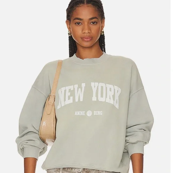 Anine Bing T Shirt ANINE BING Women's Jaci Sweatshirt - Lyrics